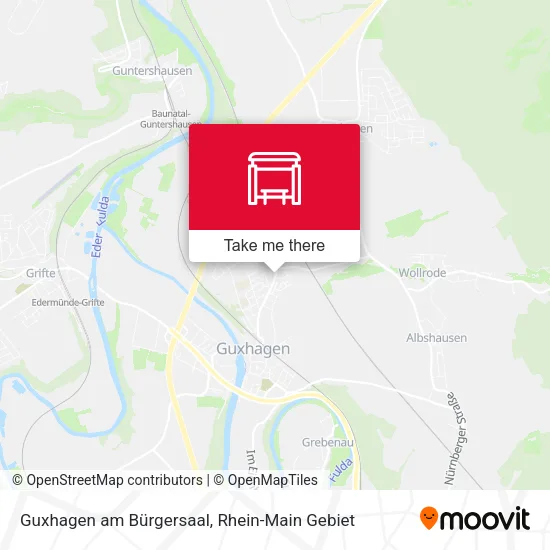 Карта Guxhagen am Bürgersaal