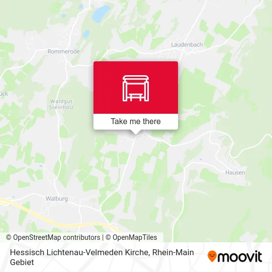 Карта Hessisch Lichtenau-Velmeden Kirche