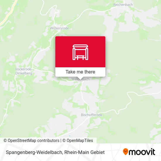 Карта Spangenberg-Weidelbach