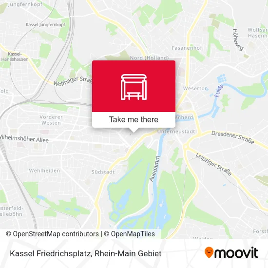 Карта Kassel Friedrichsplatz