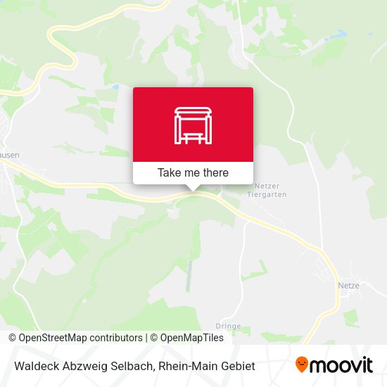 Карта Waldeck Abzweig Selbach