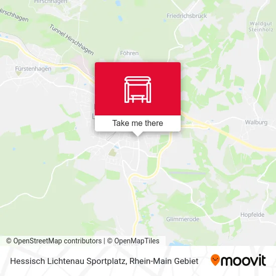 Карта Hessisch Lichtenau Sportplatz