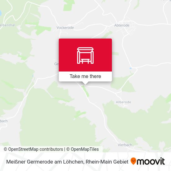 Карта Meißner Germerode am Löhchen