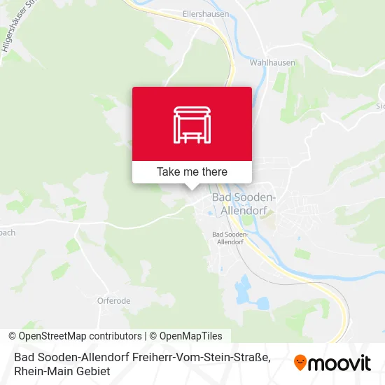 Карта Bad Sooden-Allendorf Freiherr-Vom-Stein-Straße