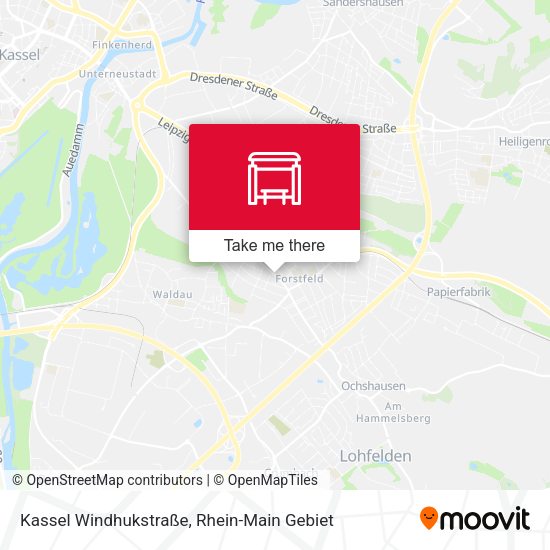 Карта Kassel Windhukstraße