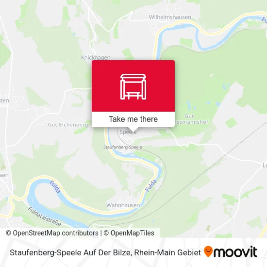 Карта Staufenberg-Speele Auf Der Bilze