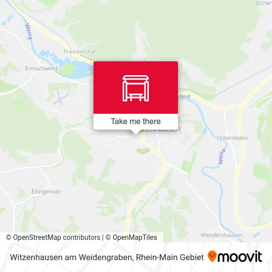 Карта Witzenhausen am Weidengraben