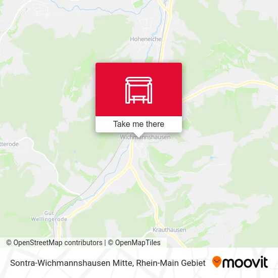 Карта Sontra-Wichmannshausen Mitte