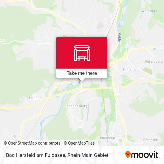 Карта Bad Hersfeld am Fuldasee
