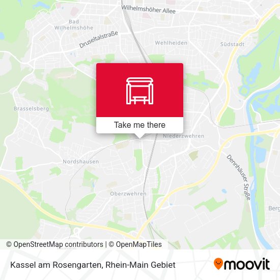 Карта Kassel am Rosengarten