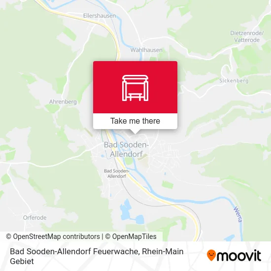 Карта Bad Sooden-Allendorf Feuerwache