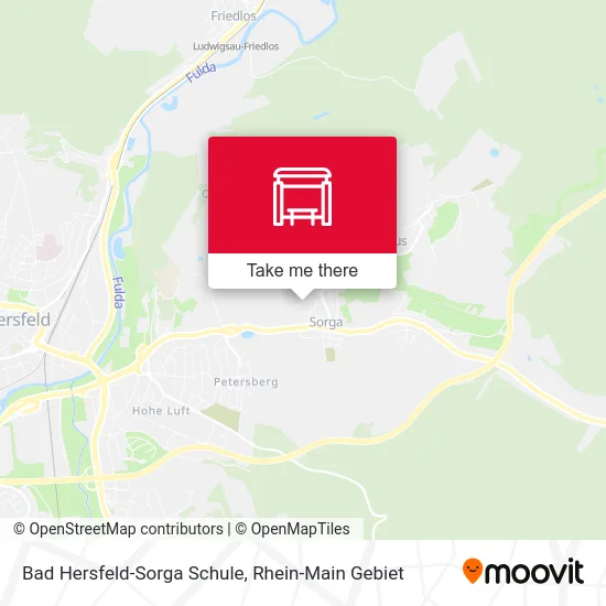 Карта Bad Hersfeld-Sorga Schule