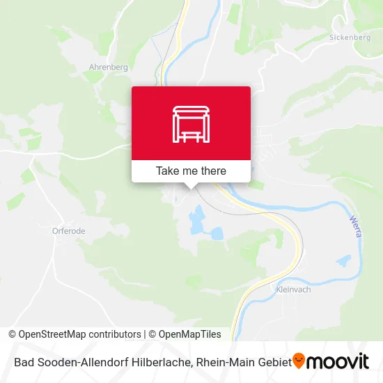 Карта Bad Sooden-Allendorf Hilberlache