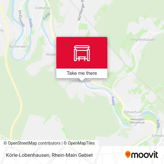 Карта Körle-Lobenhausen