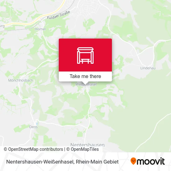 Карта Nentershausen-Weißenhasel