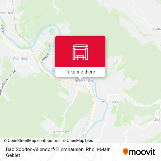 Карта Bad Sooden-Allendorf-Ellershausen