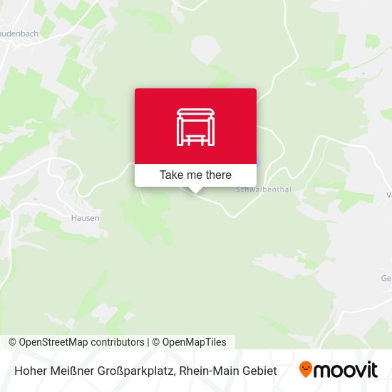 Карта Hoher Meißner Großparkplatz