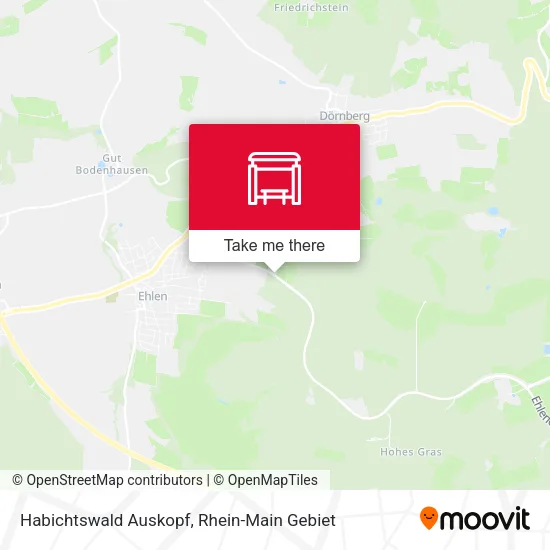 Карта Habichtswald Auskopf