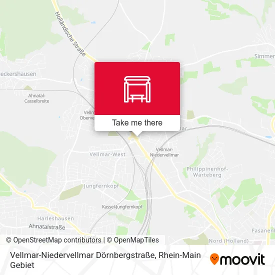Карта Vellmar-Niedervellmar Dörnbergstraße