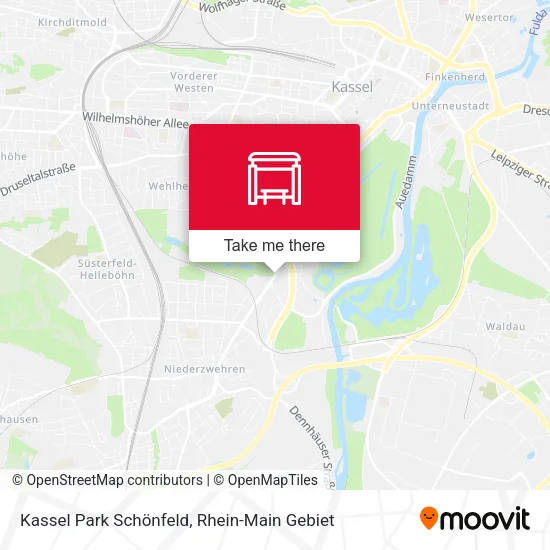 Карта Kassel Park Schönfeld