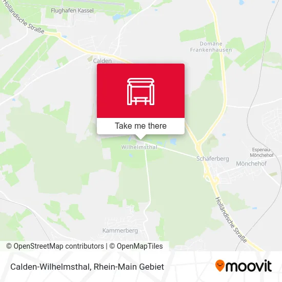 Calden-Wilhelmsthal map