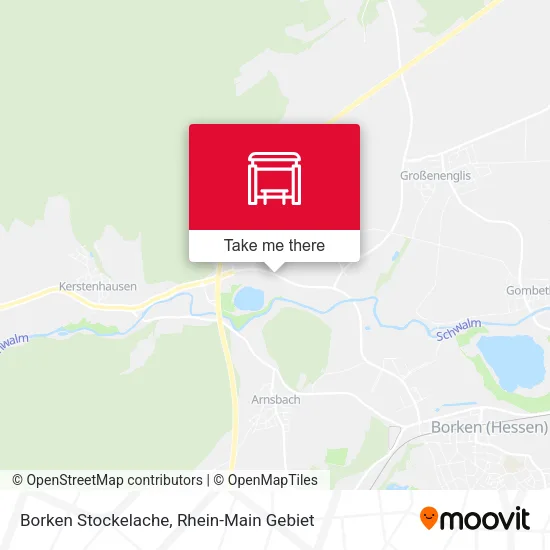 Карта Borken Stockelache