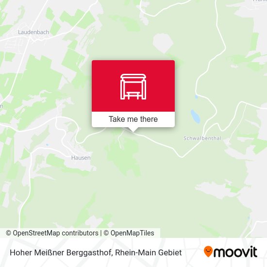 Карта Hoher Meißner Berggasthof