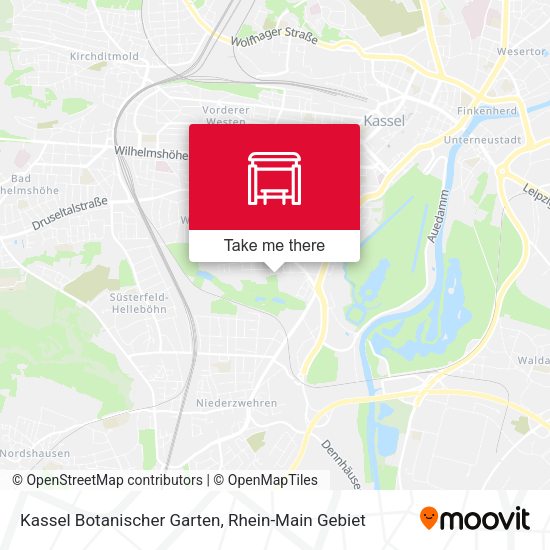 Карта Kassel Botanischer Garten