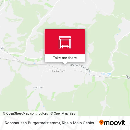 Карта Ronshausen Bürgermeisteramt
