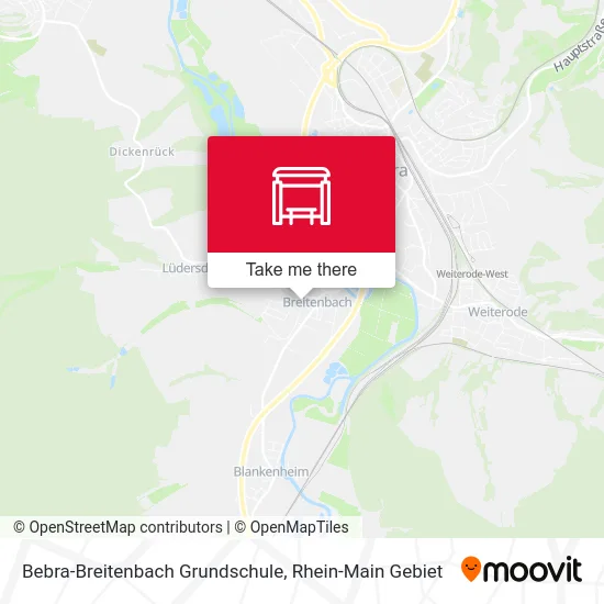 Карта Bebra-Breitenbach Grundschule