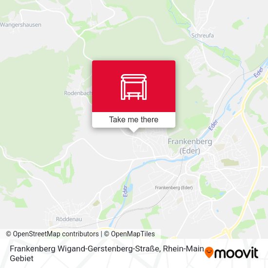 Карта Frankenberg Wigand-Gerstenberg-Straße