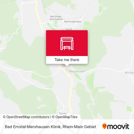 Карта Bad Emstal-Merxhausen Klinik