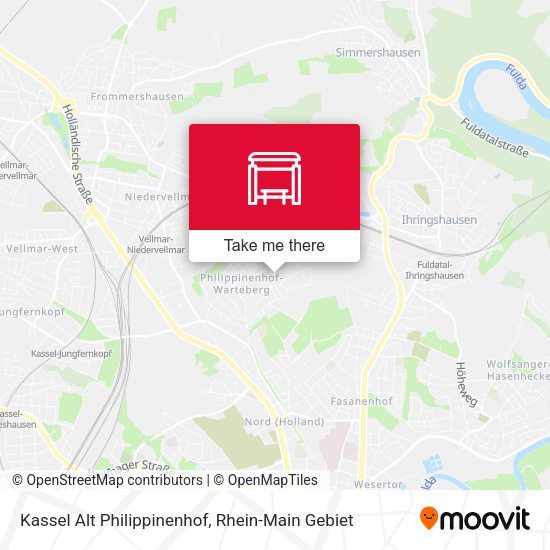 Карта Kassel Alt Philippinenhof