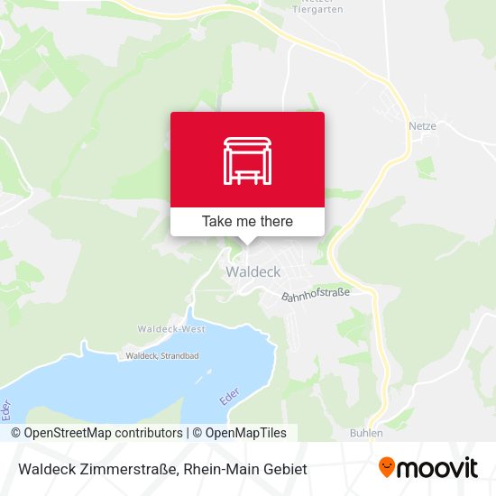 Карта Waldeck Zimmerstraße