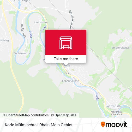 Карта Körle Mülmischtal