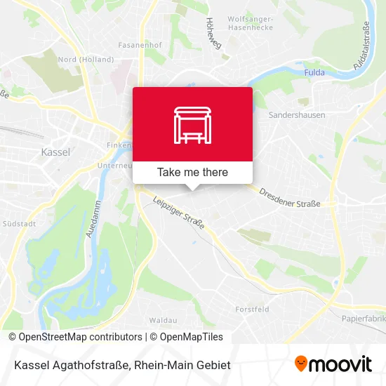 Карта Kassel Agathofstraße