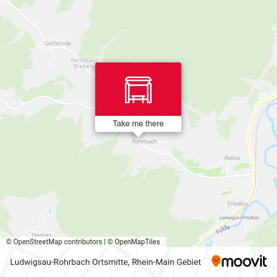 Карта Ludwigsau-Rohrbach Ortsmitte