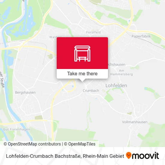 Карта Lohfelden-Crumbach Bachstraße