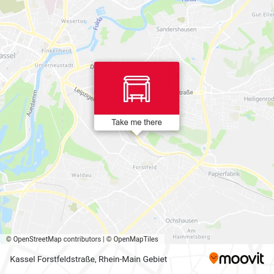 Карта Kassel Forstfeldstraße
