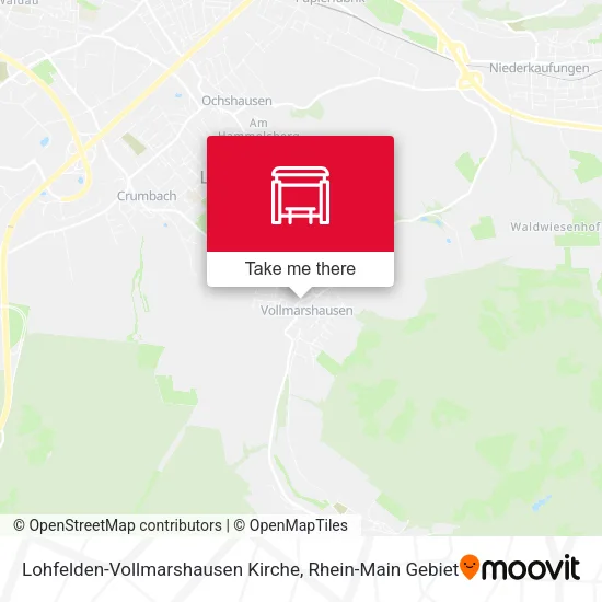 Карта Lohfelden-Vollmarshausen Kirche
