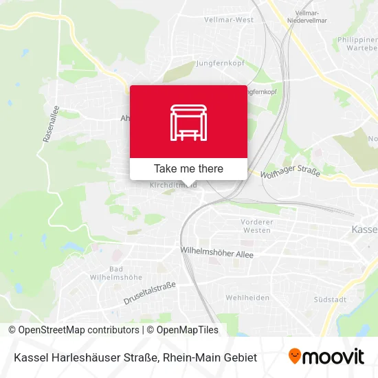 Карта Kassel Harleshäuser Straße