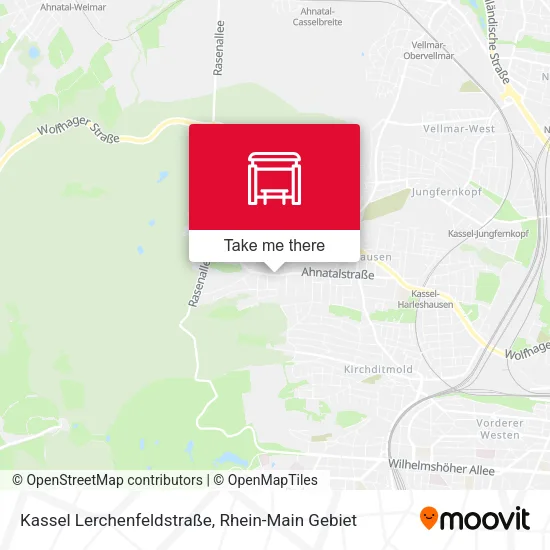 Карта Kassel Lerchenfeldstraße