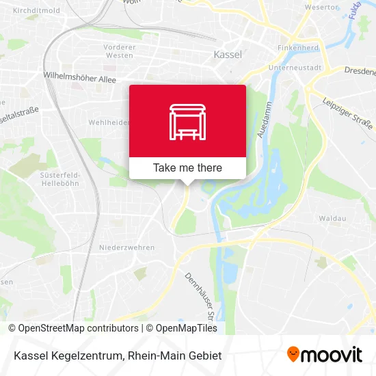 Карта Kassel Kegelzentrum