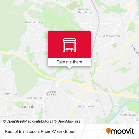 Карта Kassel Im Triesch