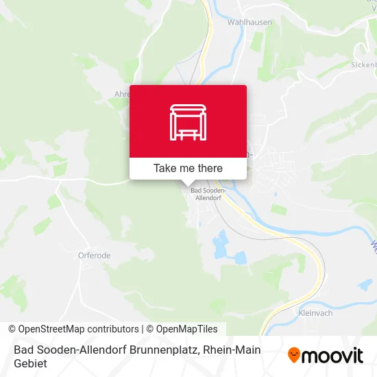Карта Bad Sooden-Allendorf Brunnenplatz