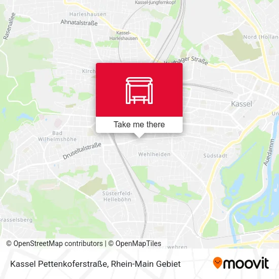 Карта Kassel Pettenkoferstraße