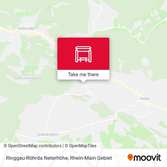 Карта Ringgau-Röhrda Neterhöhe