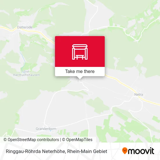 Карта Ringgau-Röhrda Neterhöhe