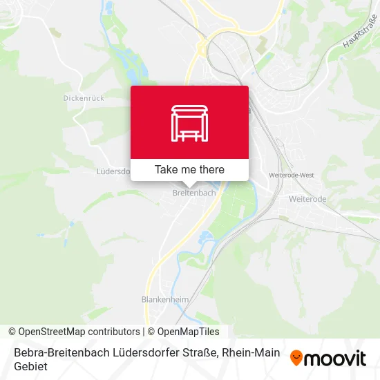 Карта Bebra-Breitenbach Lüdersdorfer Straße