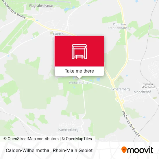 Карта Calden-Wilhelmsthal